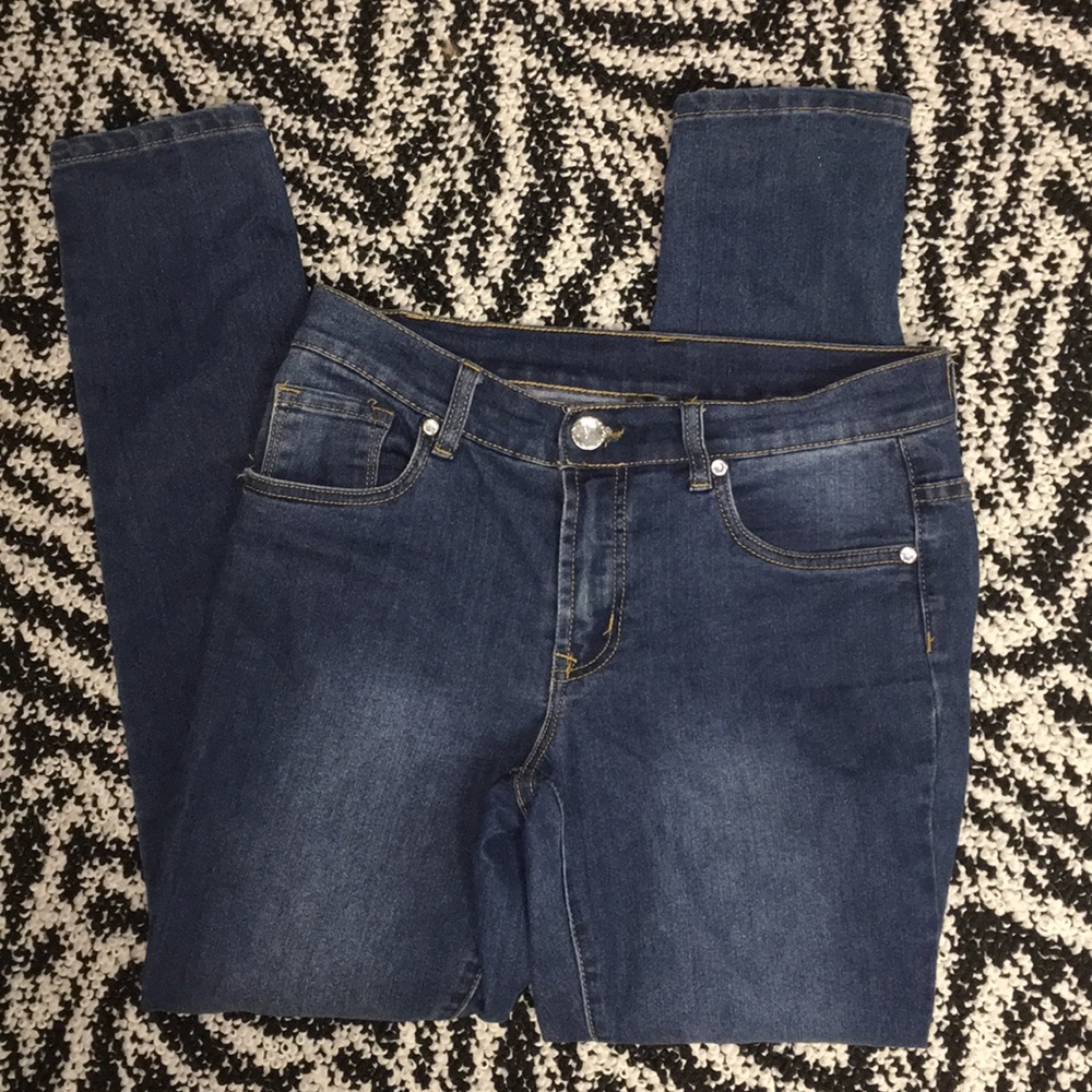 Dark Blue Women's Stretch Denim Jeans